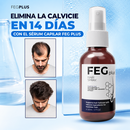 FEG Plus™ Hair Growth Spray | Tratamiento Anticaída y Estimulador Folicular Avanzado (50ml)